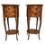 Italian Art Deco Nightstands in Burl Walnut, 1940s, Set of 2 For Sale - Image 11 of 11