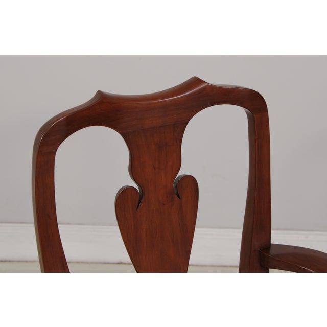 Set of 6 Henkel Harris Model 110 Cherry Dining Room Chairs For Sale In Philadelphia - Image 6 of 16