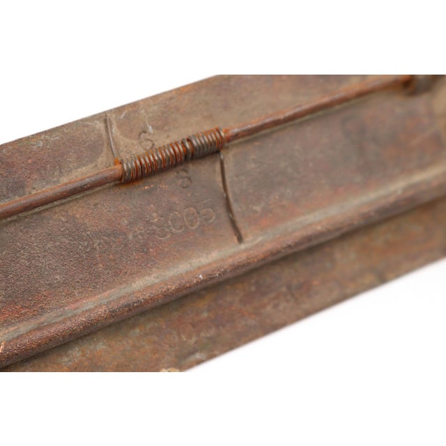 Vintage Brass Spring Loaded Mail Slot For Sale - Image 4 of 4