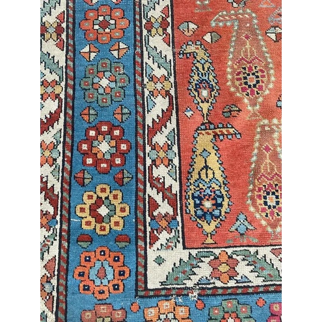 Antque Caucasian Guwan Rug For Sale - Image 3 of 17