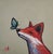 Red Fox Oil Painting by Vivek Mandalia For Sale
