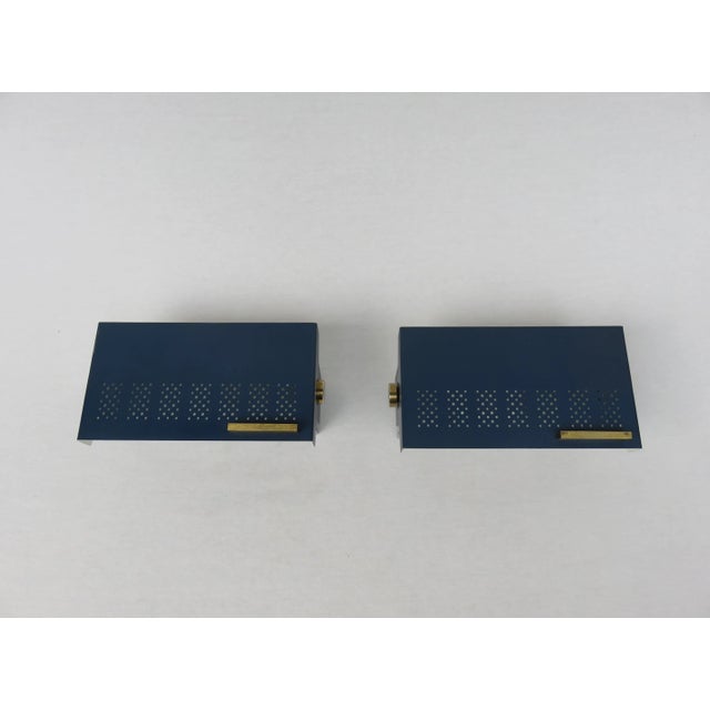 Mid-Century Modern Cubist Wall Lights, 1960s, Set of 2 For Sale - Image 3 of 17