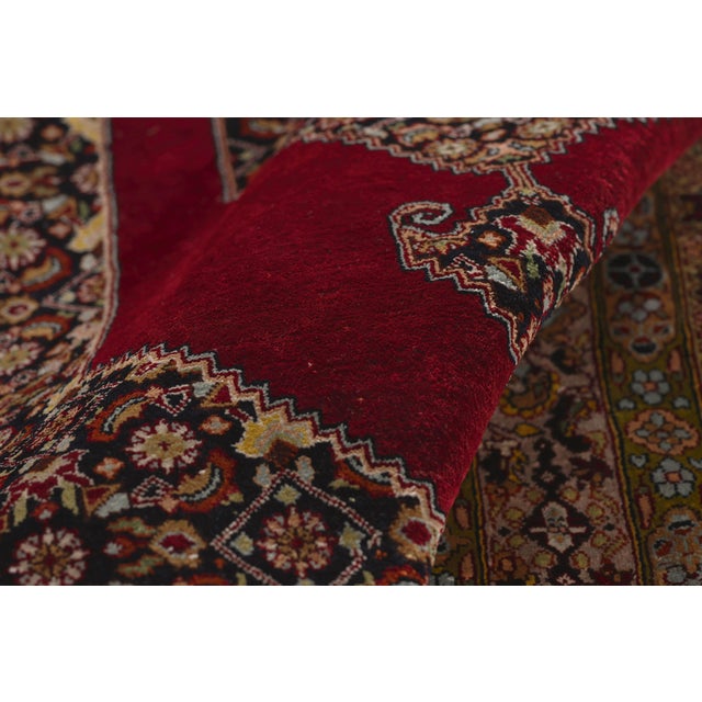 Vintage Persian Qum Rug, 03'01 X 04'09 For Sale In Dallas - Image 6 of 10