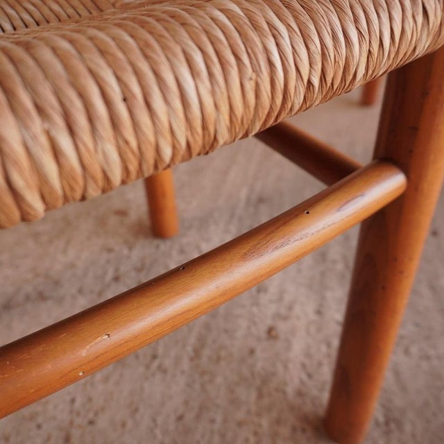 Italian Rush Dining Chairs, 1960s, Set of 2 For Sale - Image 6 of 14