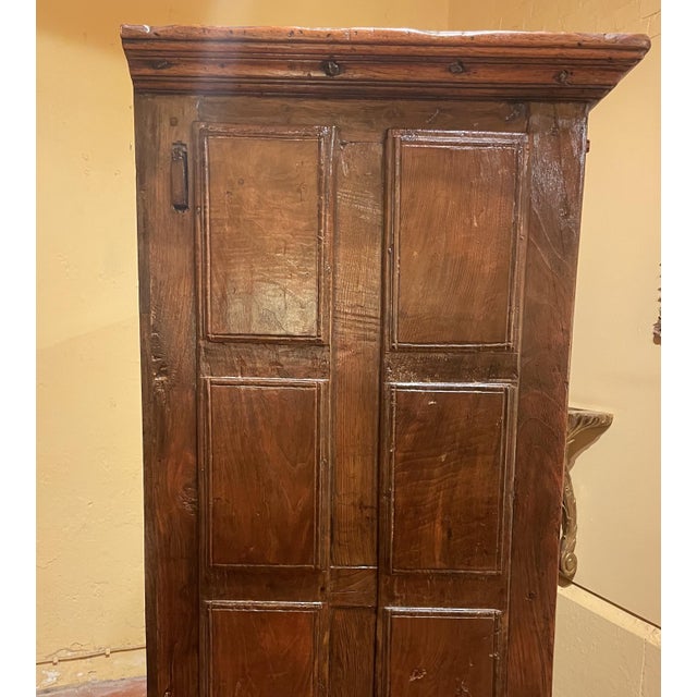 Wood Large Spanish Renaissance Oak 6-Door Cabinet, 17th Century For Sale - Image 7 of 15