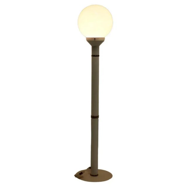White Mid-Century Floor Lamp, 1970s For Sale - Image 8 of 8