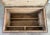 Antique Hand-Painted Wood Trunk Tool Chest For Sale - Image 11 of 12