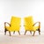 Mustard Upholstered Armchair by Frantisek Jirak for Tatra, 1950s For Sale - Image 6 of 9