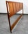 1960s Mid Century Modern Headboard Bed Frame King Size Solid Walnut Wood Vintage MCM For Sale - Image 5 of 11