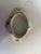 1960s Charming Vintage Handpainted Ceramic Chinese Footed Tray For Sale - Image 5 of 5