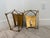 French Provincial Pair of Visual Comfort Thayer Brass Sconces For Sale - Image 3 of 3