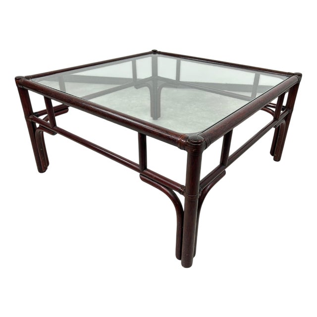 Mid-Century Modern Bamboo Low Table from Gervasoni, 1970s For Sale