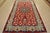 Farmhouse Kashan Rug 7’1” X 10’10” Red Wool Vintage Traditional Hand-Knotted Carpet For Sale - Image 3 of 14
