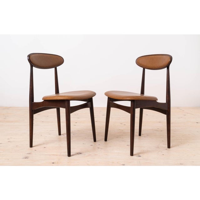 Mid-Century Modern Round Dining Table and No. 125B Chairs by Fredrik A. Kayser, 1960s, Set of 5 For Sale - Image 9 of 18