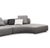 Brand new, never opened, still in original Minotti factory packaging. This is the Florida Curved Corner Element (Right/DX,...