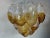 Vintage Murano Frozen Leaves Chandelier in Bicolor For Sale - Image 4 of 13