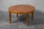 Mid-Century organic coffee table designed by Severin Hansen for Haslev, in light teak. This piece is attributed to the...