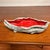 Organic Modern Sculptural Ceramic Driftwood Form Centerpiece Bowl With Red Glaze For Sale - Image 4 of 10