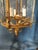 French Late 20th Century French Louis XV Style Brass & Curved Glass Hall Lantern Chandelier For Sale - Image 3 of 5