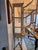 Vintage French Country Carved Pine Curio Cabinet & China Hutch For Sale - Image 10 of 10