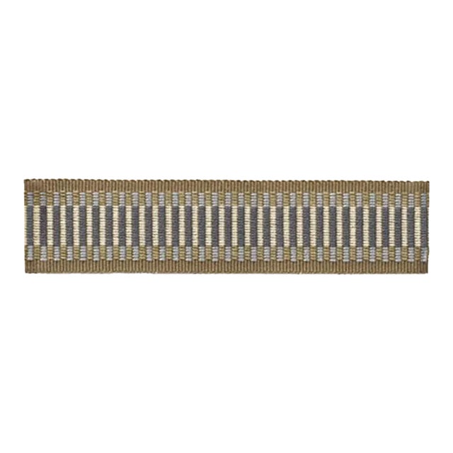 Schumacher Litchfield Braid in Moonstone For Sale