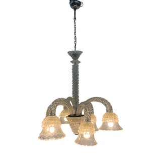 Barovier E Toso Chandelier, 1960s, Murano, Rostrato from Barovier & Toso, 1950s For Sale