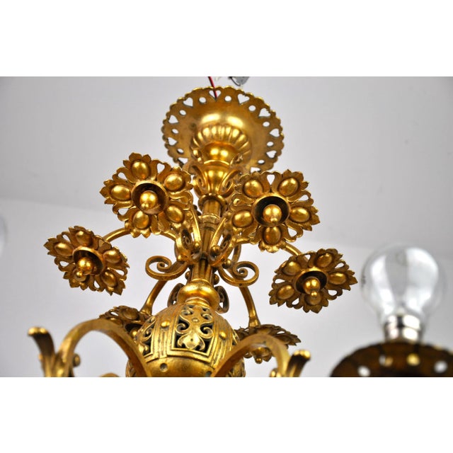 Antique French Chandelier For Sale - Image 11 of 13