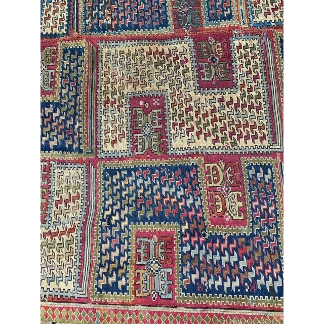 Caucasian Verneh Embroidered Kilim For Sale - Image 10 of 18