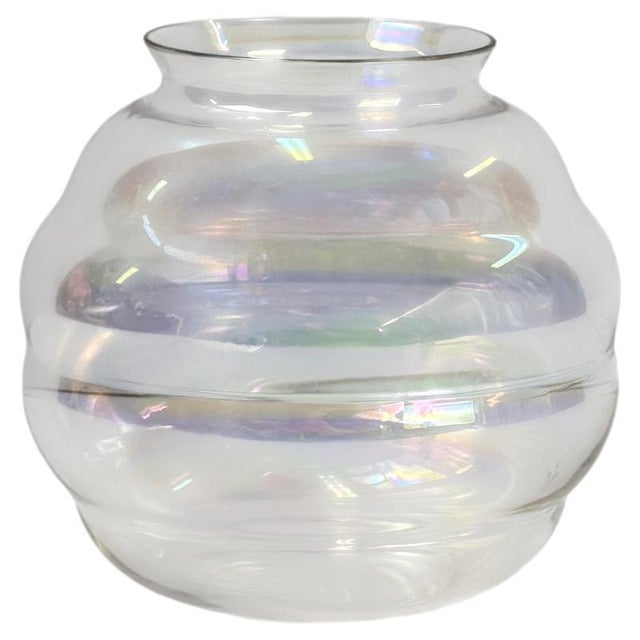 Art Deco Iridescent Glass Vase from A.D. Copier for Leerdam, Netherlands, 1930s For Sale - Image 10 of 10