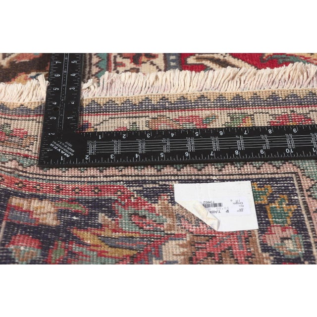 Mid 20th Century Mid 20th Century Vintage Persian Tabriz Rug - 10'00 X 11'05 For Sale In Dallas - Image 6 of 9