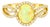 Late 20th Century 14K Yellow Gold Ethiopian Opal Diamond Filigree Cocktail Ring Estate, Size 7.5 For Sale