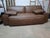 Cassina Myworld Sofa in Brown Leather by Philippe Stark for Cassina, 1980s For Sale - Image 4 of 8