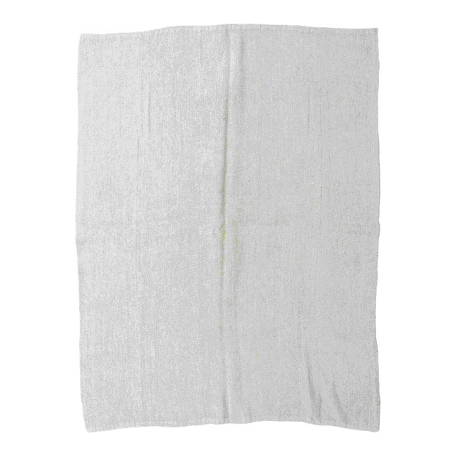 Modern Vintage Turkish Hemp Kilim Rug - 5`10" X 7`9" For Sale