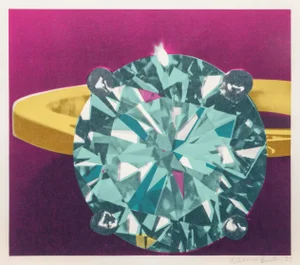 Diamond Ring, Richard Bernstein Screen Print