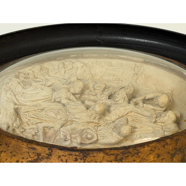 19th Century Carved Meerschaum Devotional Relief of The Descent from the Cross For Sale - Image 13 of 16