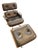Vintage Miniature Lounge Chair and Ottoman Models by Charles and Ray Eames, 1956, Set of 2 For Sale