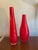 1960s Red Murano Glass Vases by Lavento for Richard Ginori, 1960, Set of 2 For Sale - Image 5 of 14