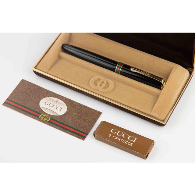 Vintage Fountain Pen in Metal from Gucci, 1980s For Sale - Image 6 of 10