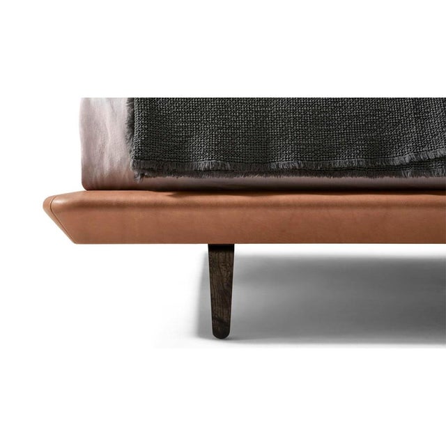 Acute Bed with Wood Bench and Nightstand by Rodolfo Dordoni for Cassina, Set of 3 For Sale - Image 14 of 18