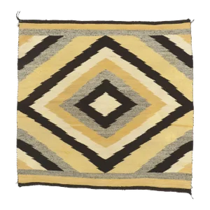 Early 20th Century Antique Eye Dazzler Navajo Style Rug, 04'08 X 04'11