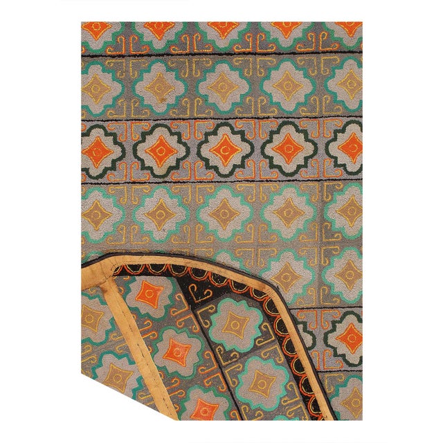 Traditional Pasargad DC Antique American Hook Rug For Sale - Image 3 of 3