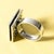 Silver and Rock Crystal Ring by Elis Kauppi, 1960s For Sale - Image 6 of 7
