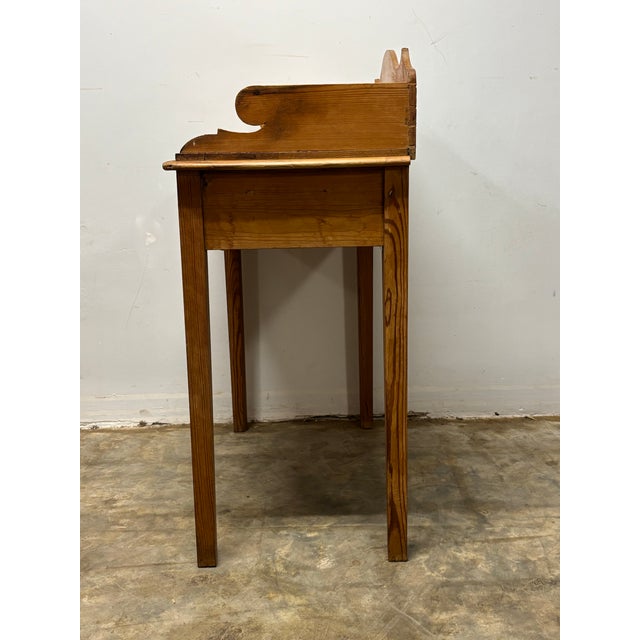 19th Century Antique English Pine Washstand For Sale - Image 5 of 8