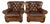 Pair of English Library Club Chairs in Hand-Finished Cognac Leather For Sale