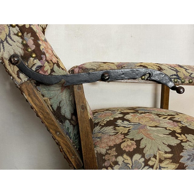 Biedermeier Chair with Adjustable Backrest For Sale - Image 5 of 8