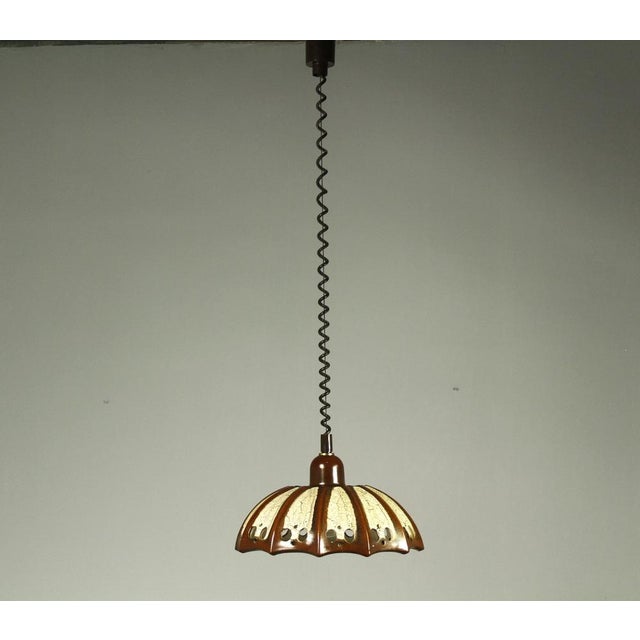 Fat Lava Ceramic Pendant Light from Pan Leuchten, 1970s For Sale - Image 10 of 10