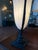 French Vintage French Empire Style Alabaster With Bronze accentsTable Lamp For Sale - Image 3 of 5