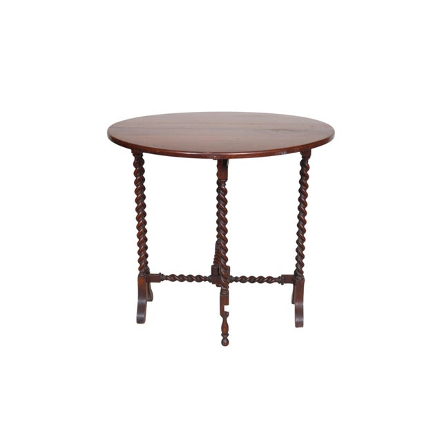 English Gate Leg Drop Leaf Table For Sale - Image 4 of 11