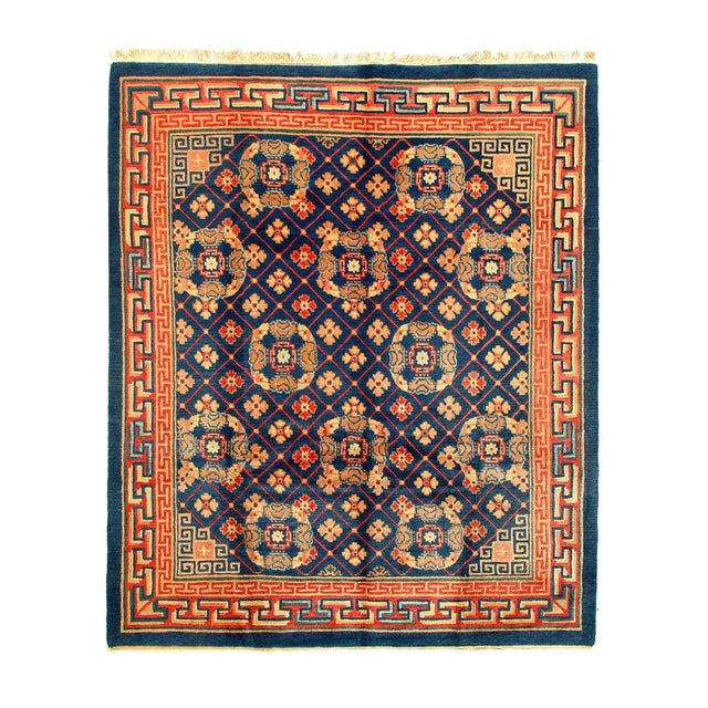 Fine Hand Knotted Antique Tabetan Rug For Sale - Image 12 of 12
