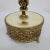 Hollywood Regency 1950s Vintage Gold Gilt Filigree Ormolu Jewelry Box For Sale - Image 3 of 6